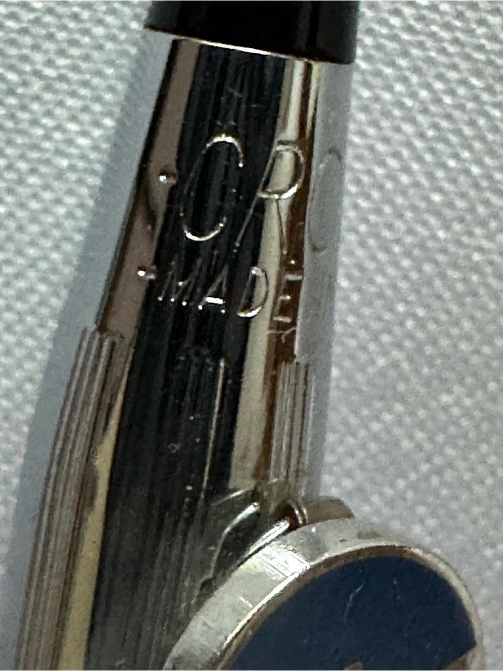 2 vintage Cross Pens and 1 Pencil with Case, Stainless Steel Ballpoint Pens